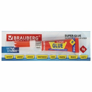 Клей "Brauberg" 3гр моментальный 605566