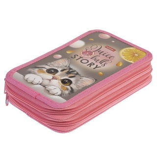 Пенал 2 отд "Сочные истории" 190*110 3D лак NPn_47128 Hatber