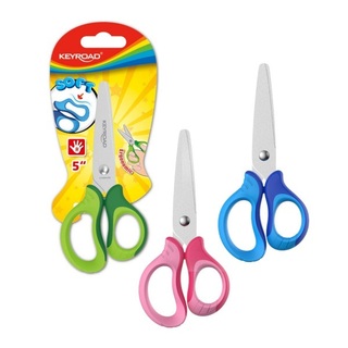 Ножницы 13 cм "KEYROAD" детские мягкий захват KR971505