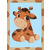 Мозаика алмазная "Милый жирафик" 19*14см на картоне,част. заполнение ALVS-029