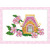 Мозаика алмазная "Домик с цветами" 19*14см на картоне,част. заполнение ALVS-024