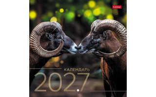 Календарь на скрепке  12л "Знак Года" 21*21 12Кнп5_35946 096174 Хатбер