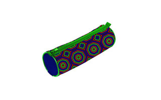 Пенал тубус "Neon" 210*60 на молнии Hatber Npt_40119