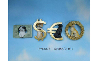 Магнит "Собака" полистоун 4*2*6см CG2528