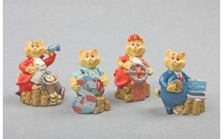 Сувенир "Кот профессии с золот.монетками" 289731