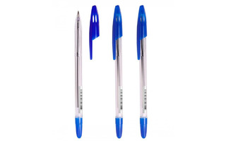 Ручка шариковая "Стамм.555" синяя маслян. основа 0,7мм РШ200