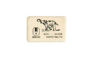 Ластик "Koh-I-Noor.Elephant" белый 300/40  001465