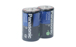 Батарейка PANASONIC R 20 (SR2) солевая