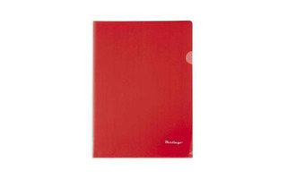 Папка уголок А4 "Berlingo" красная 180мкм AGp_04103