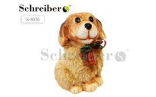 Сувенир "Собачка" пушистая керамика Schreiber S8016