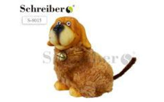 Сувенир "Собачка" пушистая керамика Schreiber S8015
