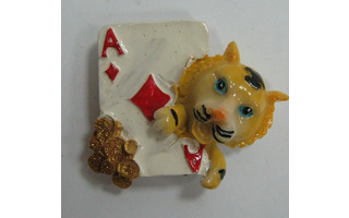 Магнит "Тигр" 6см полистоун 264061 РАСПРОДАЖА