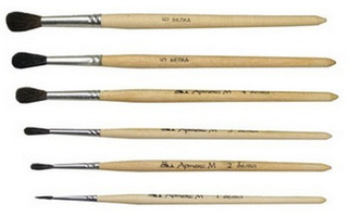 Кисть белка № 6 Эдельвейс (677)