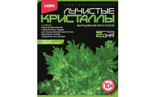 Набор для творчества "Лучистые кристаллы.Зеленый кристалл" Лк-003