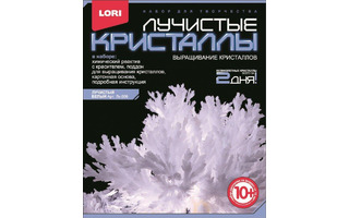 Набор для творчества "Лучистые кристаллы. Белый кристалл" Лк-006