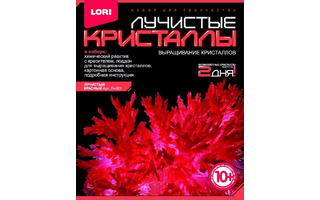 Набор для творчества "Лучистые кристаллы.Красный кристалл" Лк-001