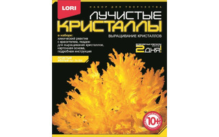 Набор для творчества "Лучистые кристаллы.Желтый кристалл" Лк-004