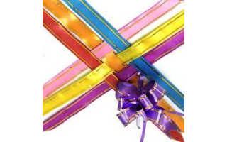 Бант -Бабочка большой с зол. полосой 5см*85см БА-Б50