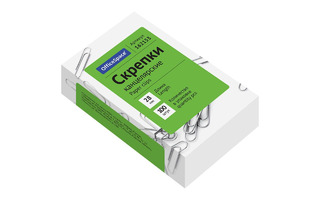 Скрепки 28мм 100шт "OfficeSpace" 162153