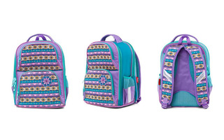 Рюкзак "Comfort.Тонкие узоры" 37*32*19см 2 отд 4 кармана светоотр NRk_24053 Hatber СУПЕРЦЕНА