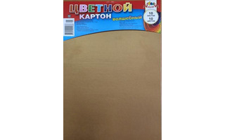 Картон цветной А4 10л  10цв С2769 "ОБЕЧАЙКА" без упаковки Апплика