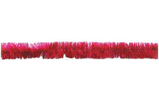 Мишура "Норка" 2м d=5см красная Г-204/4