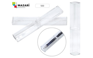 Футляр для ручки прозрачный Mazari  М-500