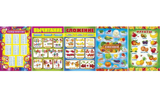 Плакат А4 "Обучающие" код 409  410  425  406