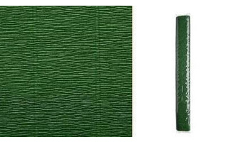 Цветная гофрированная бумага 991 зеленый 50см*2,5м 140гр