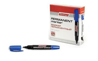 Маркер "Berlingo" синий круглый 2мм РМ6103