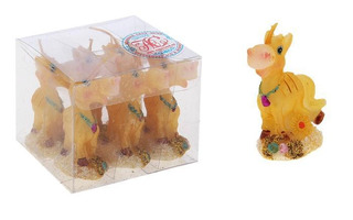 Свеча "Лошадка с цветочками" 680297