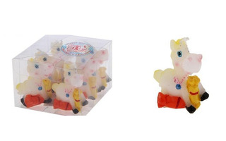 Свеча "Лошадка белоснежная со сладостями" 680298