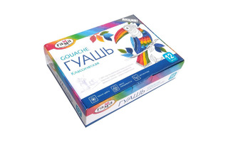 Гуашь 12 цв 20 мл "Классическая" 22103012 Гамма