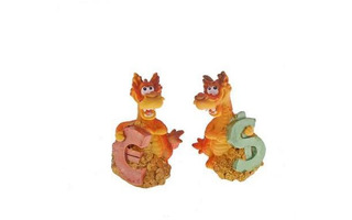 Сувенир "Дракончик с валютным знаком" 442894