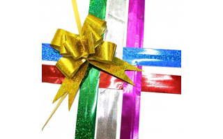 Бант -Бабочка малый голография 1,8см*39см БА-Б18гл