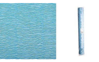 Цветная гофрированная бумага 956 голубой 50см*2,5м 140гр