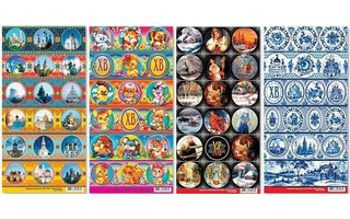 Наклейки "Пасхальное украшение" (термопленка)