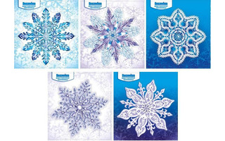 Наклейки новогодние А5 код 475/450