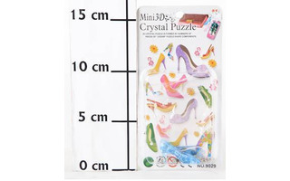 Конструктор пласт "Мини туфля" брелок  3D  9029 Г 40223