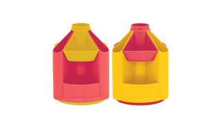 Подставка "Мini Desk" лимон./малиновая вращ. Стамм ОР91