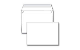 Конверт бумажный почтовый 162*229 С5 чистый отрывная лента 025836/124404