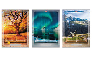 Тетрадь А4  80 л "Книга странствий" клетка 80Т4В3 047076 Хатбер