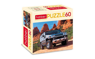 Пазлы Хатбер   60эл "Внедорожник в горах" 60ПЗ5_05303