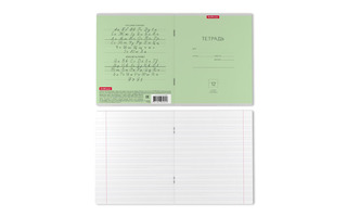 Тетрадь 12л "Классика.Зеленая" узкая линия 46465 ErichKrause