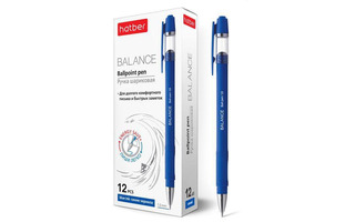 Ручка шариковая "Hatber.BALANCE" синяя 1мм BP_058655