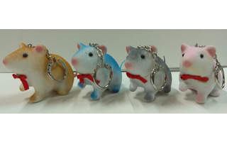 Брелок "Мышь" флок 5см Е70992