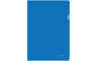 Папка уголок А4 "Berlingo" синяя 180мкм AGp_04102