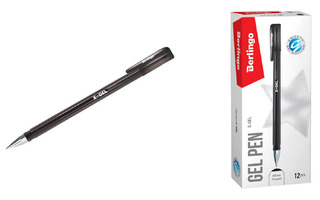 Ручка гелевая "Berlingo.X-Gel" черная 0,5мм CGp_50120