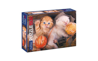 Пазлы Хатбер 1500эл "Котиков много не бывает" 1500ПЗ1_19274