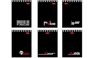 Блокнот А7  40л "INSIDE" на гребне 40Б7B1гр_01622 004691 Хатбер